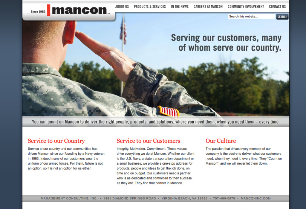 Mancon-website